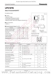 UP0187B datasheet pdf Panasonic