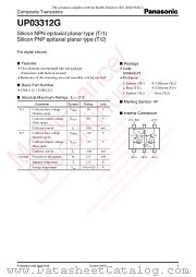 UP03312G datasheet pdf Panasonic