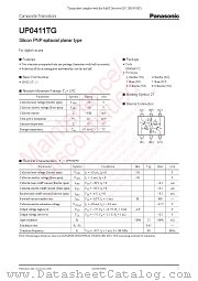 UP0411TG datasheet pdf Panasonic