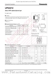 UP04212 datasheet pdf Panasonic