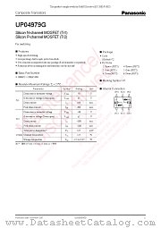 UP04979G datasheet pdf Panasonic