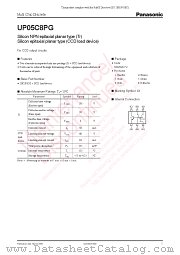 UP05C8PG datasheet pdf Panasonic