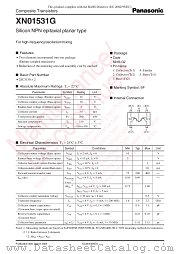 XN01531G datasheet pdf Panasonic