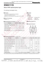 XN04111G datasheet pdf Panasonic