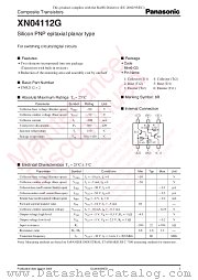 XN04112G datasheet pdf Panasonic