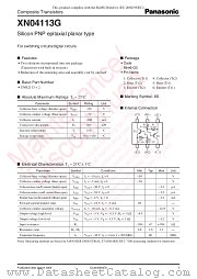 XN04113G datasheet pdf Panasonic