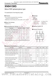 XN04130G datasheet pdf Panasonic