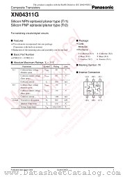 XN04311G datasheet pdf Panasonic