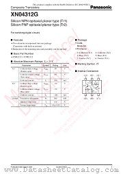 XN04312G datasheet pdf Panasonic