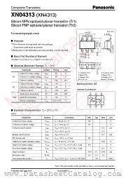 XN04313 datasheet pdf Panasonic