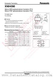 XN04390 datasheet pdf Panasonic