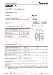 XN06211G datasheet pdf Panasonic