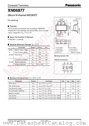 XN06877 datasheet pdf Panasonic