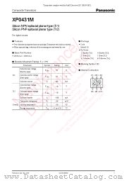 XP0431M datasheet pdf Panasonic