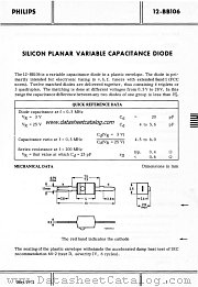 12-BB106 datasheet pdf Philips