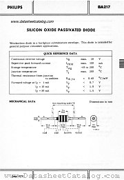 BA217 datasheet pdf Philips