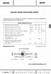 BAX15 datasheet pdf Philips