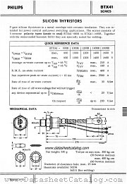 BTX41-1400R datasheet pdf Philips