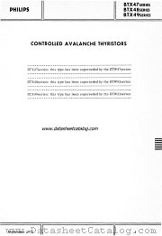 BTX48 datasheet pdf Philips
