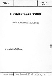 BTX50 datasheet pdf Philips