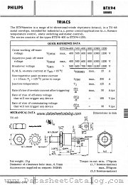BTX94 datasheet pdf Philips