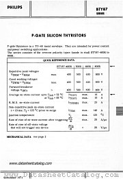 BTY87-600R datasheet pdf Philips