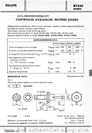 BYX40-800 datasheet pdf Philips
