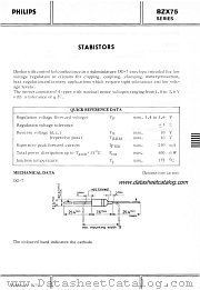 BZX75 datasheet pdf Philips