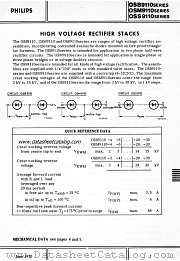 OSB9110-SERIES datasheet pdf Philips
