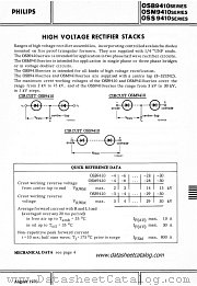 OSM9410-SERIES datasheet pdf Philips