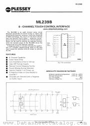 ML239B datasheet pdf PLESSEY Semiconductors