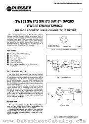 SW260 datasheet pdf PLESSEY Semiconductors
