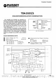 TDA2523 datasheet pdf PLESSEY Semiconductors