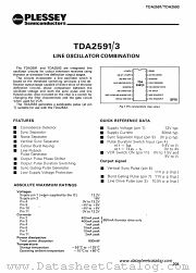TDA2593 datasheet pdf PLESSEY Semiconductors