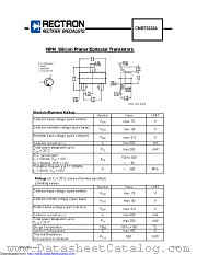 CMBT2222A-T datasheet pdf Rectron Semiconductor