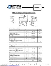 CMBTA13-T datasheet pdf Rectron Semiconductor