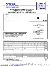 EFM105B datasheet pdf Rectron Semiconductor