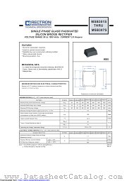 MSB305S datasheet pdf Rectron Semiconductor