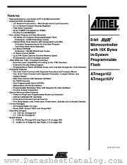 ATMEGA162-16AI datasheet pdf Atmel