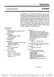 S-4544A datasheet pdf Seiko Instruments Inc