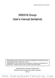M30218 datasheet pdf Mitsubishi Electric Corporation