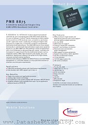 PMB8875 datasheet pdf Infineon