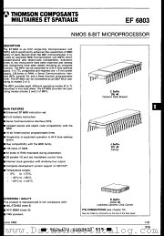 EF6803 datasheet pdf SGS Thomson Microelectronics