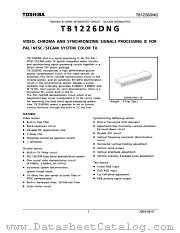 TB1226DNG datasheet pdf TOSHIBA