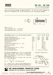 SF122 datasheet pdf RFT