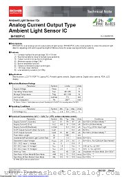 BH1603FVC-TR datasheet pdf ROHM