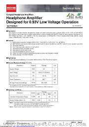 BU7150NUV-E2 datasheet pdf ROHM