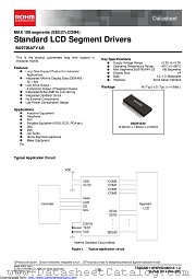 BU9795AFV-LBE2 datasheet pdf ROHM