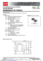 BU9829GUL-W datasheet pdf ROHM