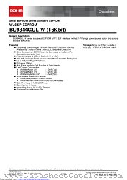 BU9844GUL-W datasheet pdf ROHM